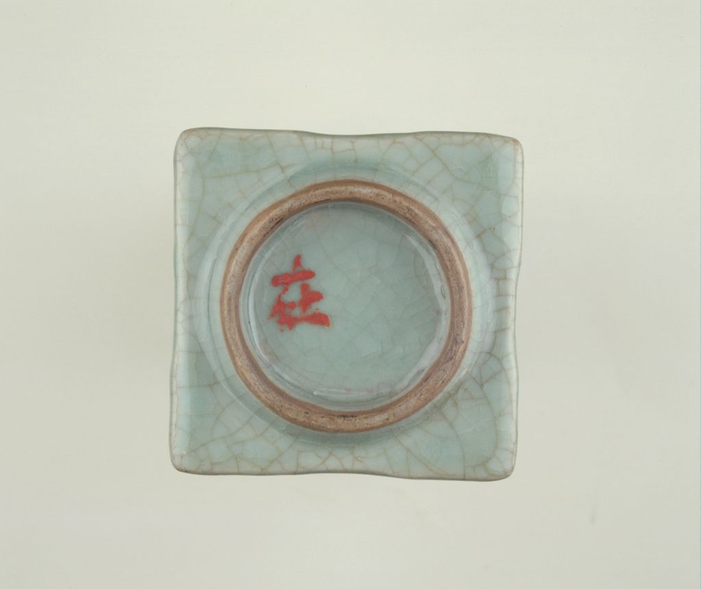 图片[2]-Longquan kiln green glaze cong bottle-China Archive